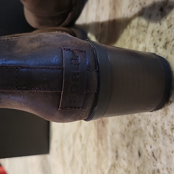 Sorel Cate Leather Chelsea short boots - Picture 5 of 8